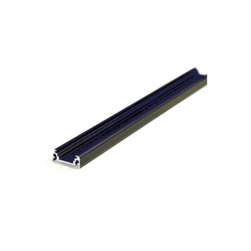 PROFIL aluminiowy nawierzchniowy czarny SURFACE10 BC-UX do TAŚMY LED - 2 metry
