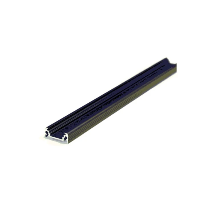 PROFIL aluminiowy nawierzchniowy czarny SURFACE10 BC-UX do TAŚMY LED - 2 metry