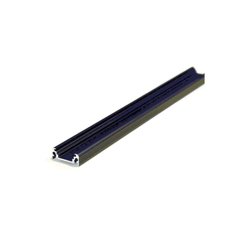 PROFIL aluminiowy nawierzchniowy czarny SURFACE10 BC-UX do TAŚMY LED - 1 metr