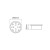Lampa LED LEDline 50mm 5W 230V biała zimna wymiary
