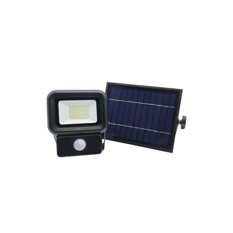 Naświetlacz LED SOLARNY 10W biały zimny z czujnikiem ruchu