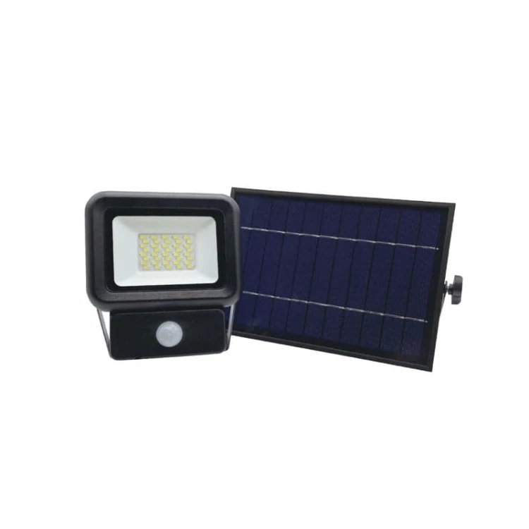 Naświetlacz LED SOLARNY 20W biały zimny z czujnikiem ruchu