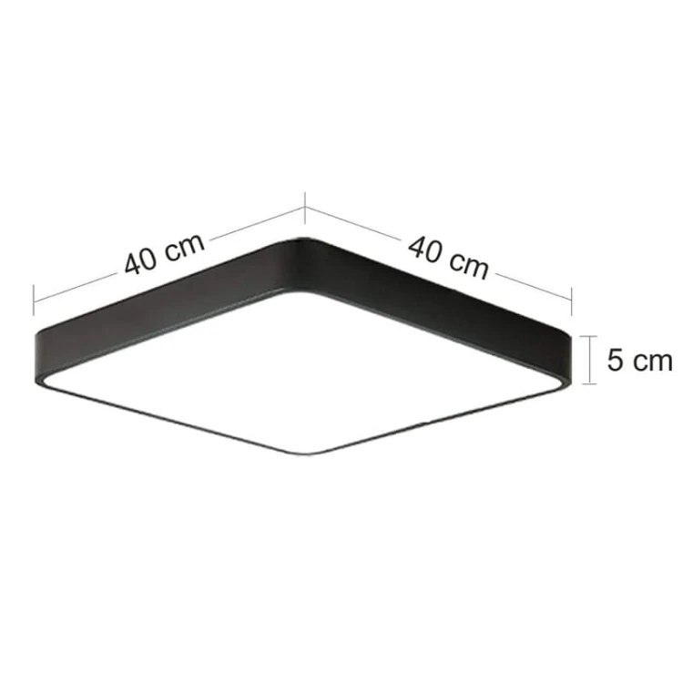 Plafon LED Hollywood 36W 230V 4000K - biały wymiary