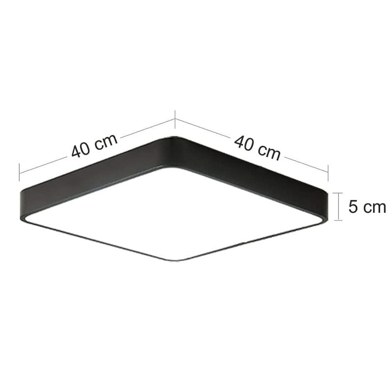 Plafon LED Hollywood 36W 230V 4000K - biały wymiary