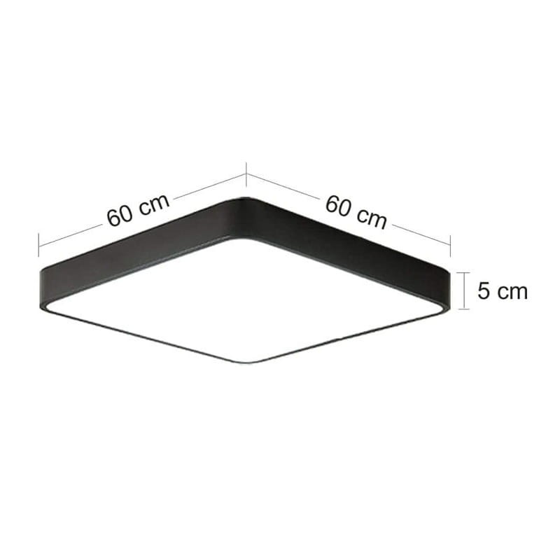Plafon LED Hollywood 60W 230V 4000K - biały wymiary