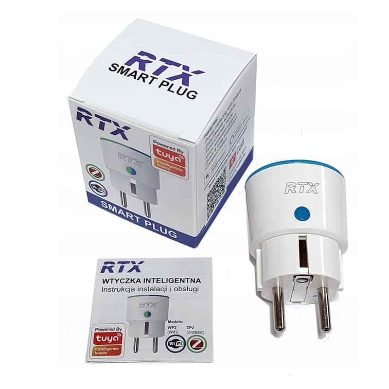 Zdalnie sterowane gniazdko bezprzewodowe NEO WiFi Tuya z funkcją pomiaru zużycia energii opakowanie