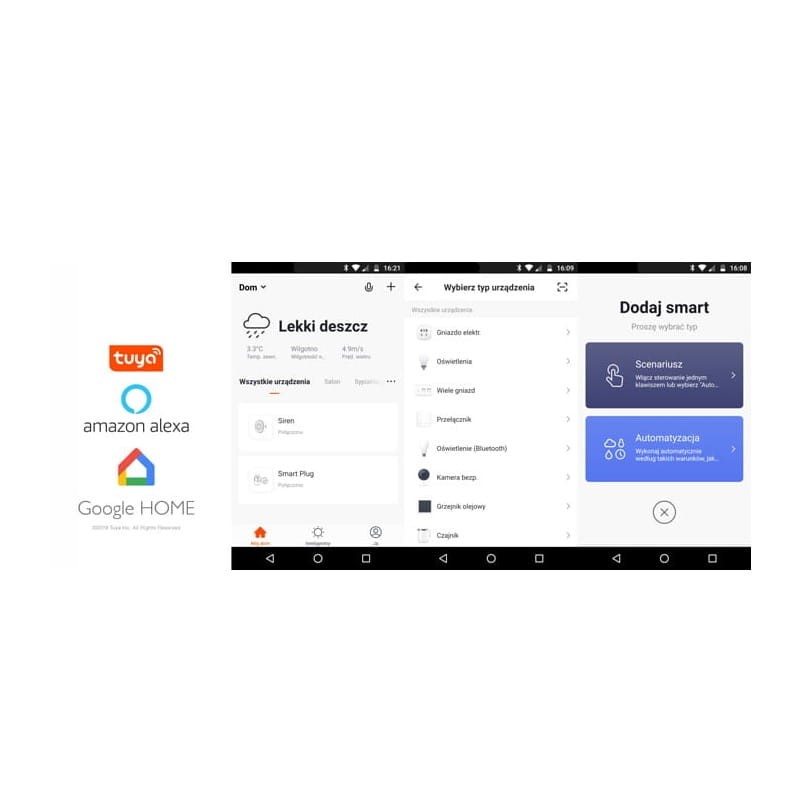 Zdalnie sterowane gniazdko bezprzewodowe NEO WiFi Tuya z funkcją pomiaru zużycia energii instrukcja