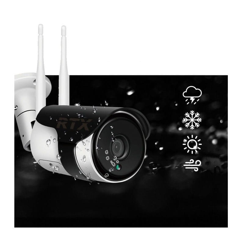 Tuya Inteligentna zewnętrzna kamera IP Wi-Fi P2P F odporna na trudne warunki pogodowe