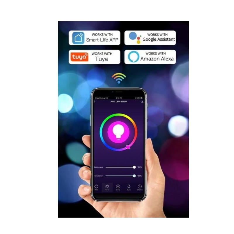 Sterownik WIFI TUYA RGB 72W sterowany smartfonem
