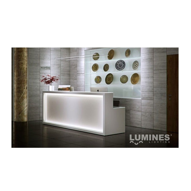 PROFIL nawierzchniowy wysoki biały anodowany