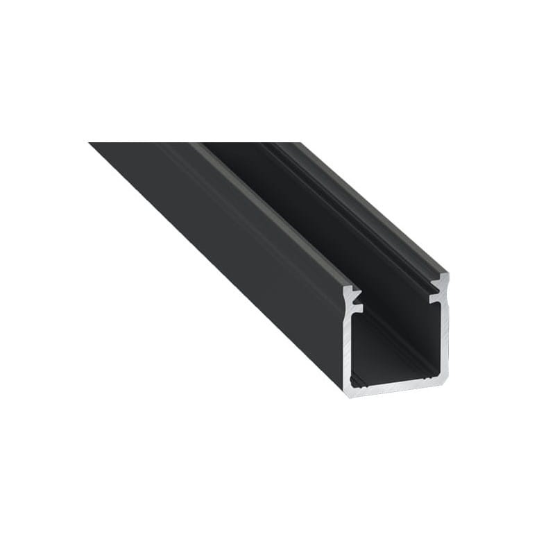 PROFIL nawierzchniowy wysoki czarny anodowany typ Y - 2 metry