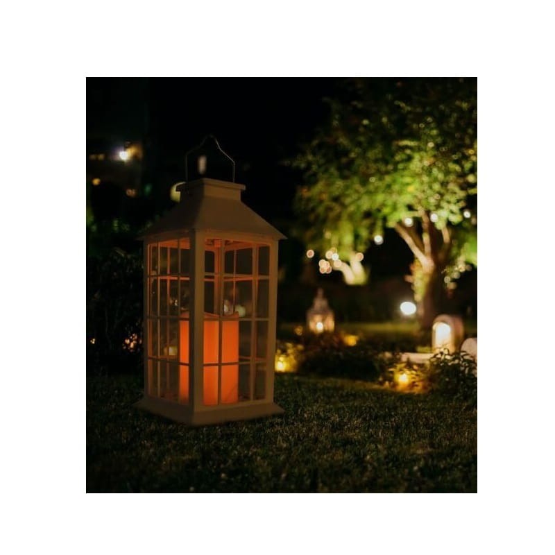 Lampa Ogrodowa LED Solarna Wisząca LATARENKA 27cm