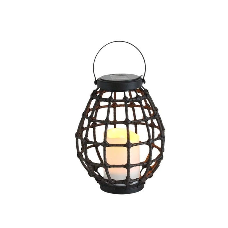 Lampa ogrodowa LED solarna wisząca KOGE 23cm IP44 czarna metal Polux