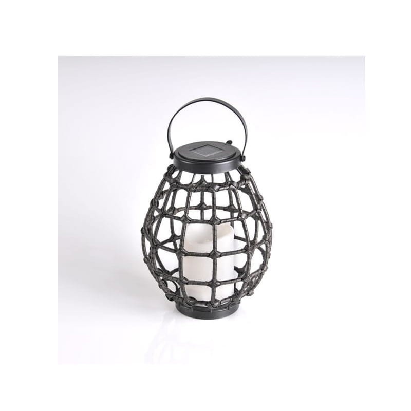 Lampa ogrodowa LED solarnaąca KOGE 23cm IP44 czarna metal Polux_4.jpg
