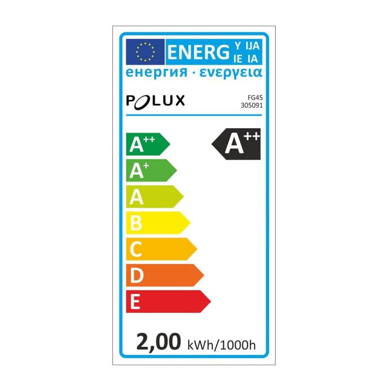 Żarówka LED E27 4W G45 Filament kulka biała ciepła klasa energetyczna