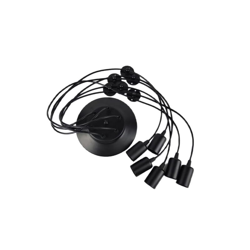 Lampa wisząca pająk ARANE 6 ramienna E27_4