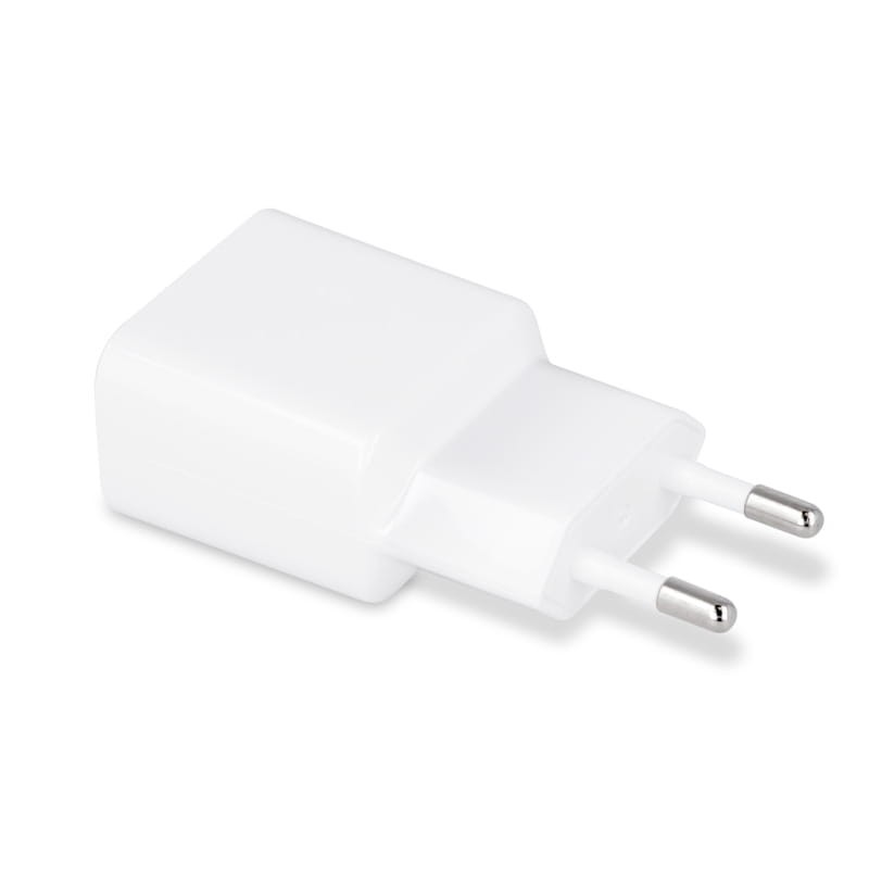 Zasilacz, ładowarka USB 5V 2,1A DC biała_1