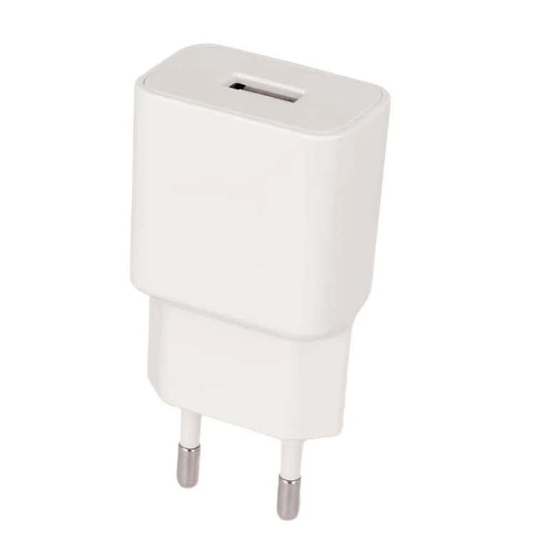 Zasilacz, ładowarka USB 5V 2,1A DC biała