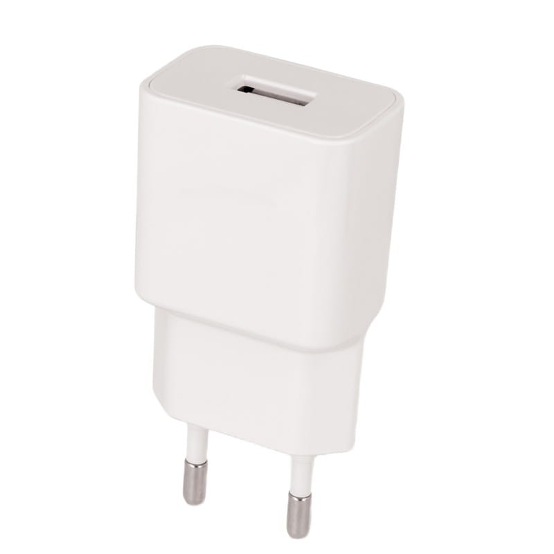 Zasilacz, ładowarka USB 5V 2,1A DC biała