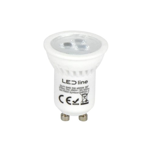 Żarówka LED GU11 3W 38° reflektor zimna 6500K 330lm_1