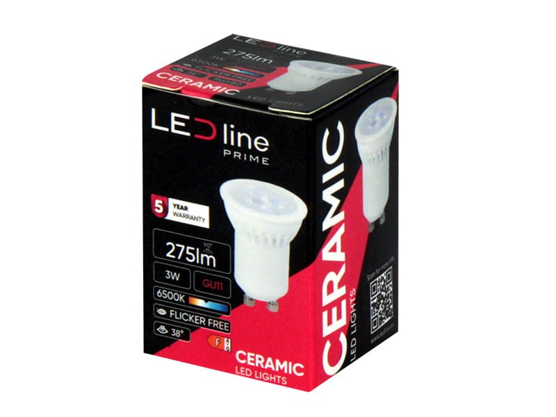 Żarówka LED GU11 3W 38° reflektor zimna 6500K 330lm_2