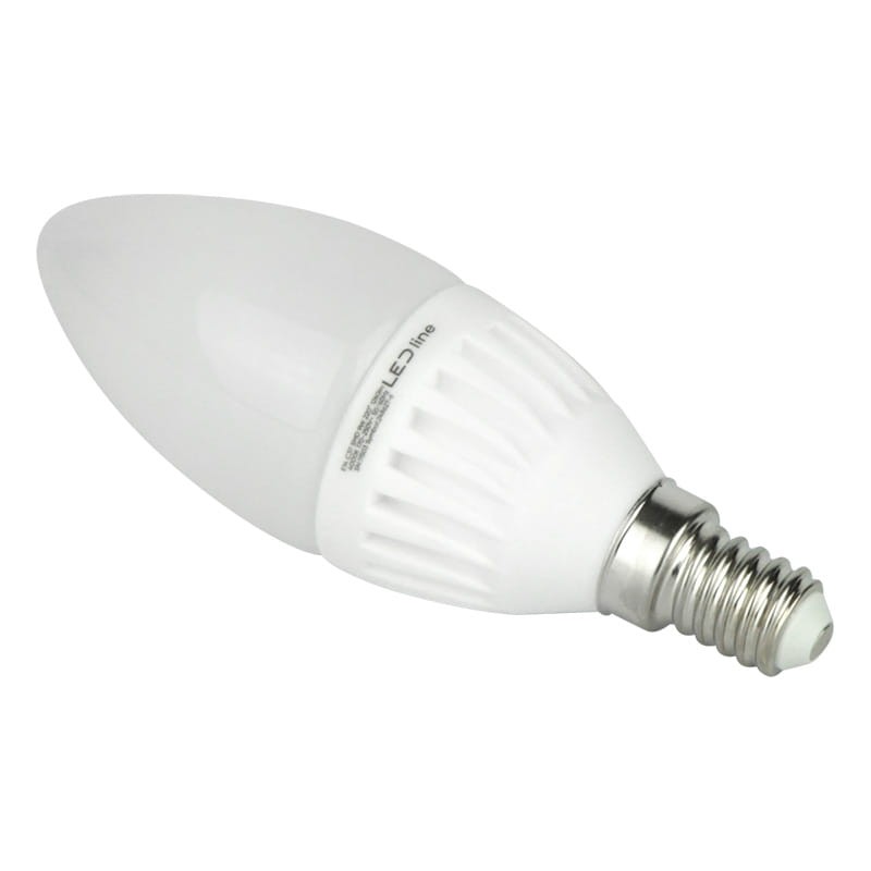 Żarówka LED E14 9W świeczka ŚCIEMNIANA neutralna 4000K 1170lm_1