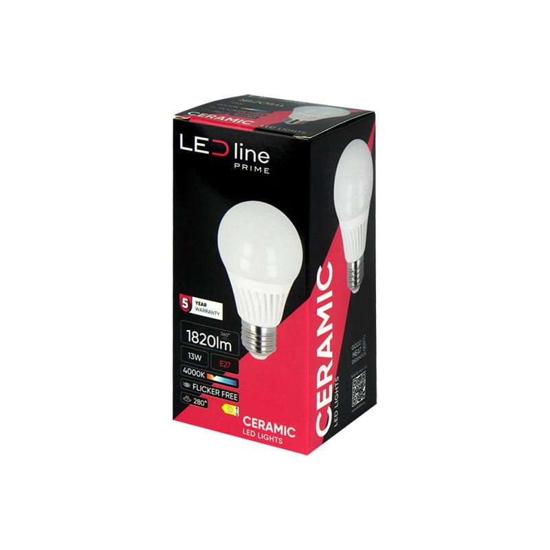 Żarówka LED E27 13W kula A60 neutralna 4000K 1820lm_2