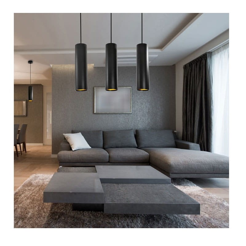 Lampa sufitowa wisząca potrójna LATI 3 GU10