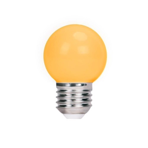 Żarówka LED E27 2W 230V żółta