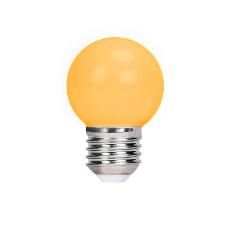 Żarówka LED E27 2W 230V żółta