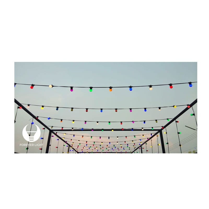 Żarówka LED E27 2W 230V biała G45 kulka - 5 sztuk zdjęcie poglądowe