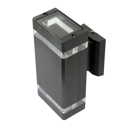 Kinkiet, lampa ogrodowa VELA 2 x GU10 IP54 - czarny