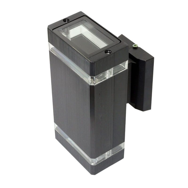 Kinkiet, lampa ogrodowa VELA 2 x GU10 IP54 - czarny