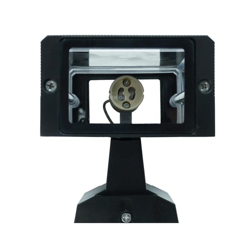 Kinkiet, lampa ogrodowa VELA II 2 x GU10 IP54 - czarny gniazdo