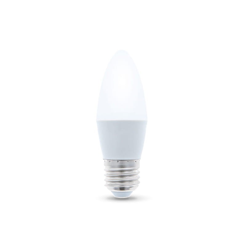 Żarówka-LED-E27-3W-biała-ciepła-świeczka-C37