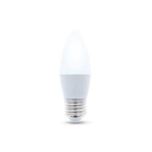 Żarówka-LED-E27-6W-biała-ciepła-świeczka-C37