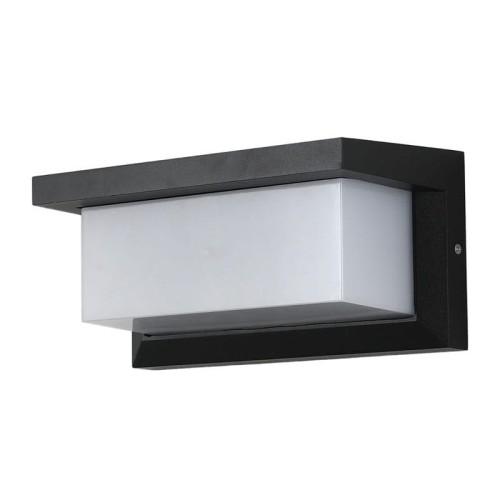 Kinkiet, lampa ogrodowa CETUS 1 x E27 IP54 z czujnikiem ruchu i zmierzchu - czarny