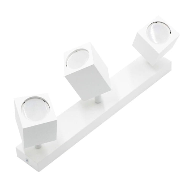 Kinkiet lampa potrójna GU10 QUANTUS III ruchoma biała