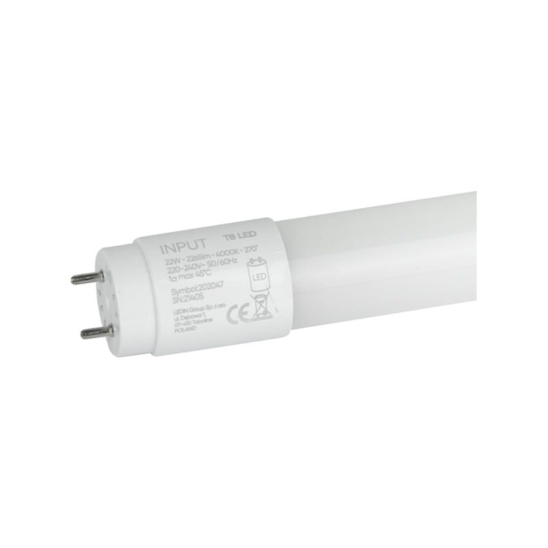 Świetlówka tuba LED T8 22W 150cm 2265lm biała neutralna - 1-stronne zasilanie_1
