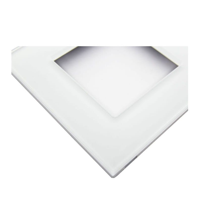 Gniazdko elektryczne pojedyncze szklane ramka