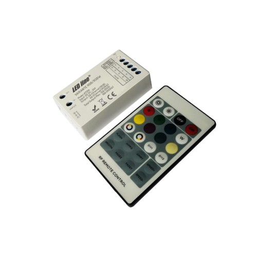 Kontroler LED RGB-RGBW RF radiowy + pilot 24 przyciski 5-24V VARIANTE