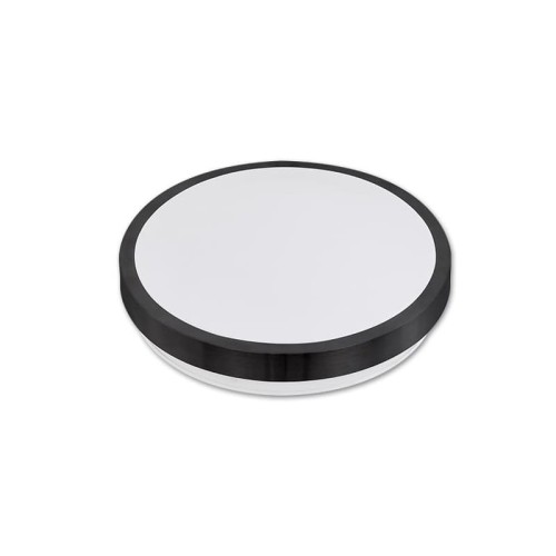 Plafon LED Solen 2xE27 230V IP44 okrągły czarny