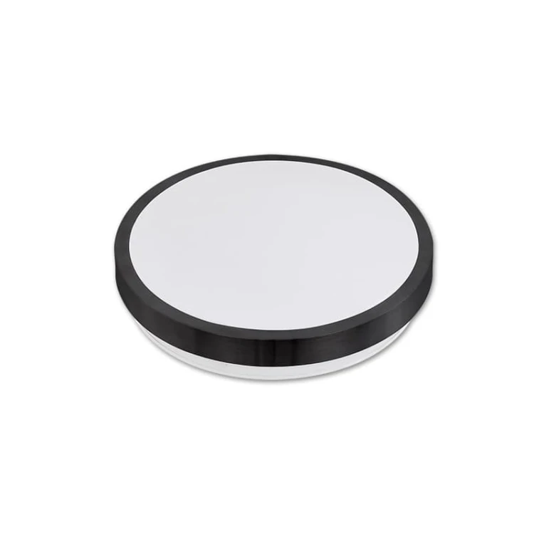 Plafon LED Solen 2xE27 230V IP44 okrągły czarny