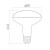 Żarówka LED E27 12W R80 biała zimna wymiary