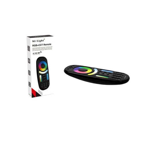 Pilot dotykowy 4 - strefowy LED RGB+CCT (RGBWW) czarny