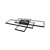 Żyrandol, lampa LED Galaxis Pegaz 130W 230V 3000K-6500K czarny + pilot montaż