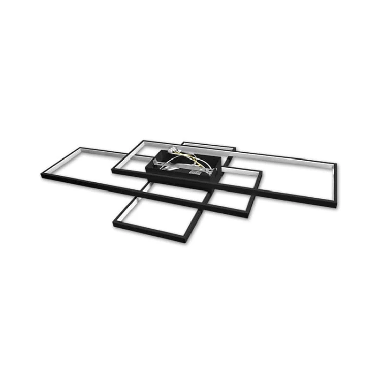 Żyrandol, lampa LED Galaxis Pegaz 130W 230V 3000K-6500K czarny + pilot montaż