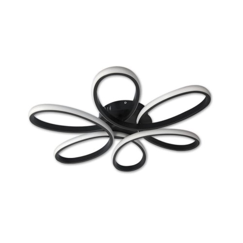 Żyrandol, lampa LED Galaxis Virgo 77W 230V 3000K-6500K czarny