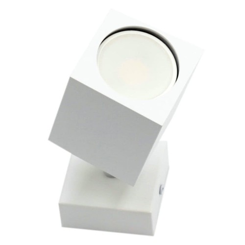 Kinkiet-lampa-pojedyncza-GU10-QUANTUS-I-ruchoma-biała