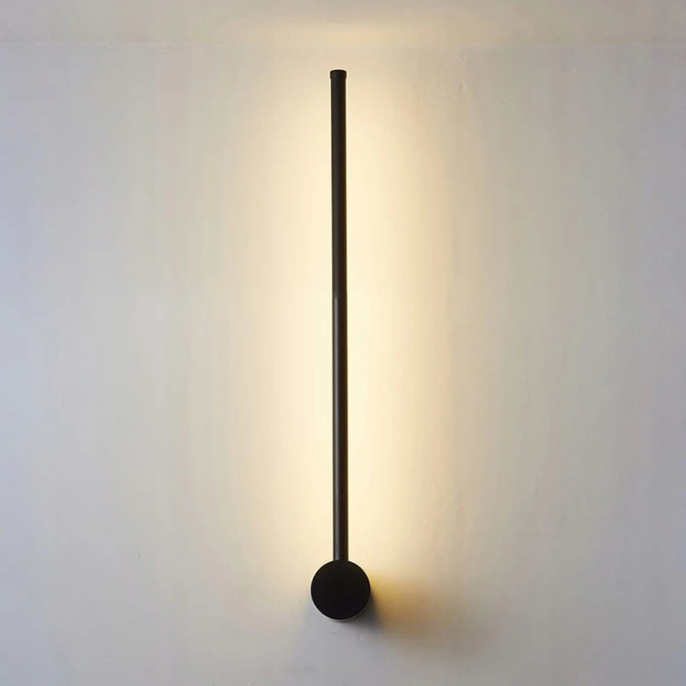 Kinkiet ścienny 9W 60 cm czarny slim biały neutralny IP20_9